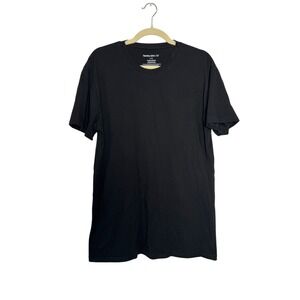 Tommy John TJ Basics Cotton Stretch Black Mens T-Shirt Size‎ L/G